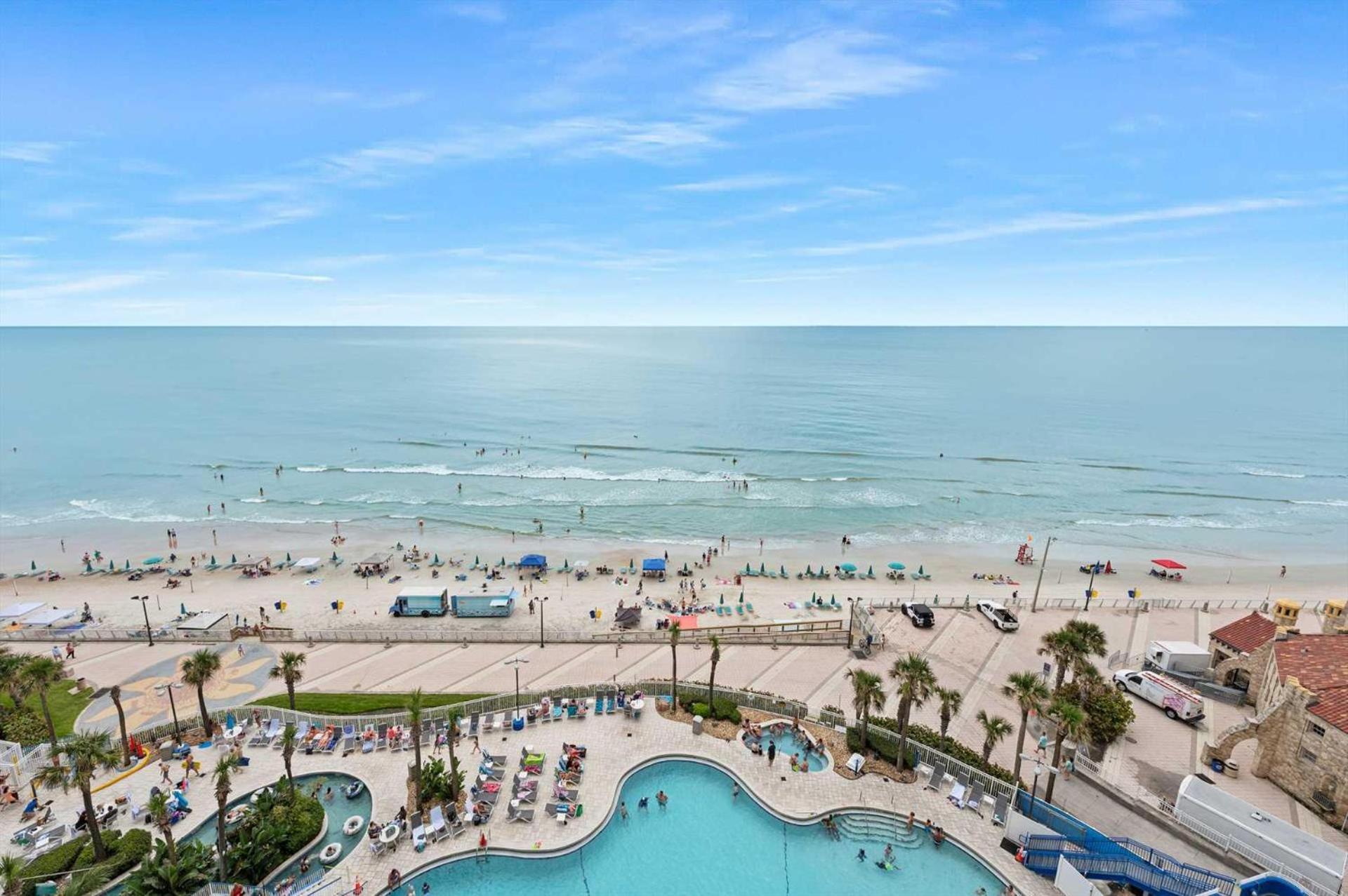 Luxury 11Th Floor 1 Bedroom Condo Direct Oceanfront Wyndham Ocean Walk Resort Daytona Beach | 1107 外观 照片