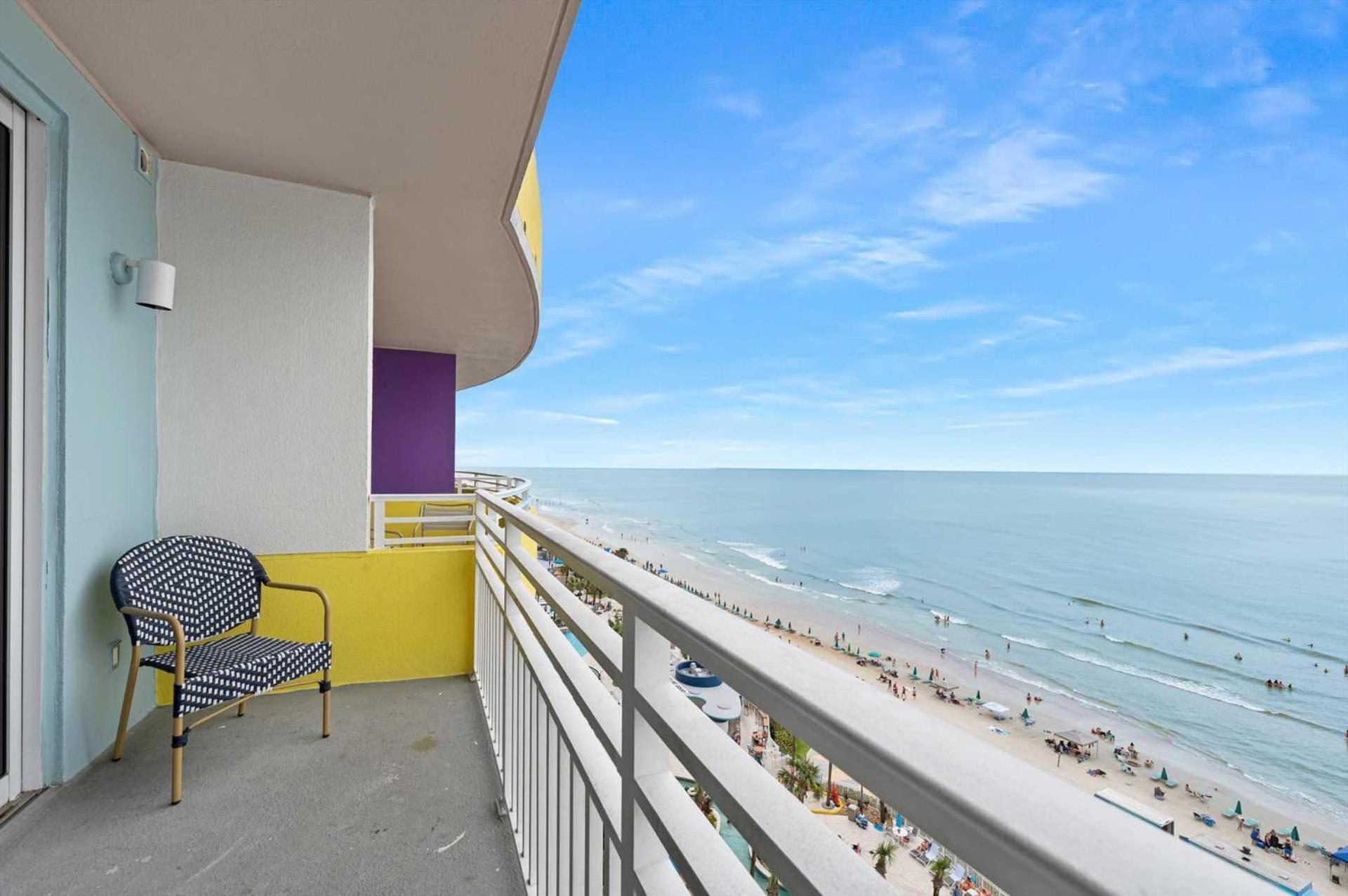 Luxury 11Th Floor 1 Bedroom Condo Direct Oceanfront Wyndham Ocean Walk Resort Daytona Beach | 1107 外观 照片