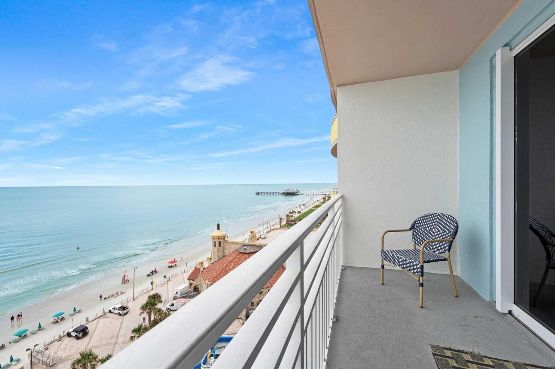 Luxury 11Th Floor 1 Bedroom Condo Direct Oceanfront Wyndham Ocean Walk Resort Daytona Beach | 1107 外观 照片